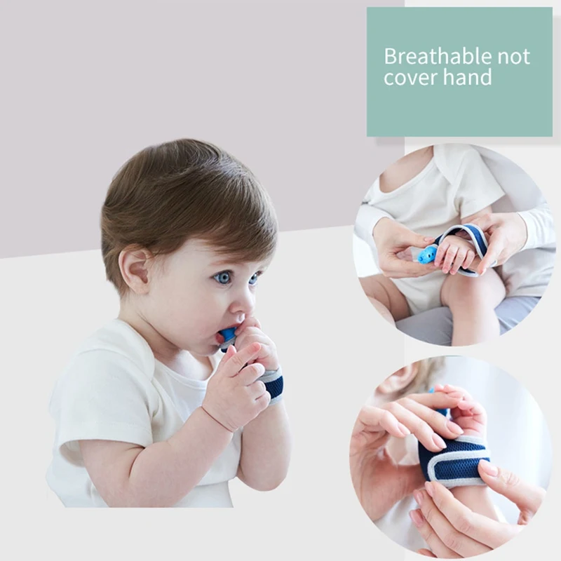 Baby Teethers Thumb Gloves Stop Thumbsucking Teether Prevent Finger Bite Prevention Of Child Give Up Sucking Fingers | Мать и ребенок