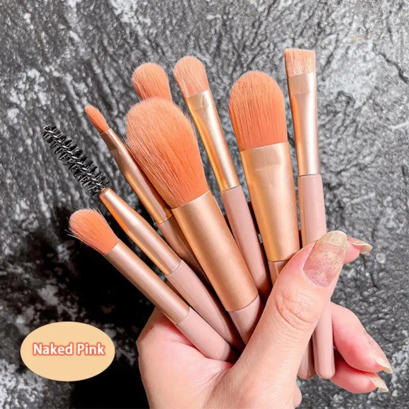 8 шт./компл. мини кисти для макияжа Профессиональный набор синтетических кистей