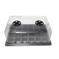 24 cell seedling starter tray garden plant germination kit seed starter tray with dome and base for for vegetables respectable