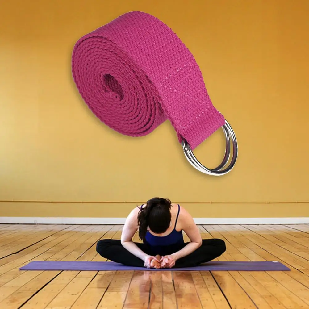 Эластичный ремень для йоги гибкий поглощающий пот аксессуар растяжки ног