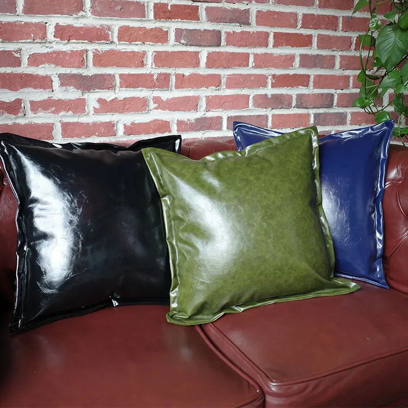 Роскошный толстый чехол из искусственной кожи для домашнего декора 45 × см