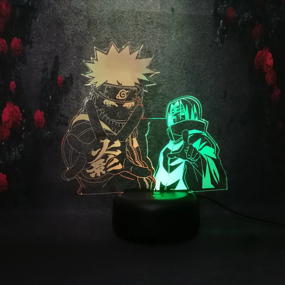 Смешанный Двойной градиент цвета Творческий Декор настольная лампа Япония