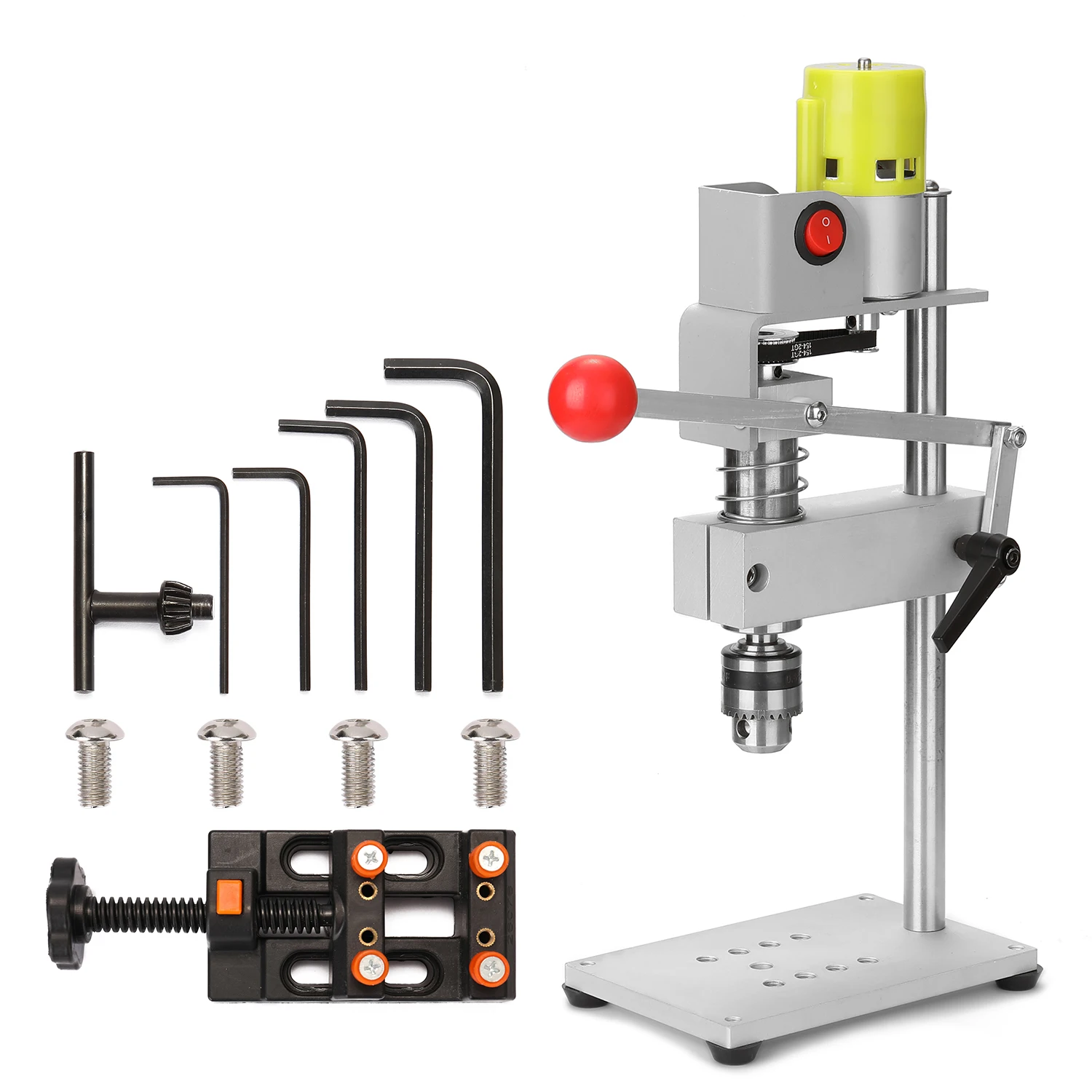 

100W Micro Mini Bench Drill Drilling Machine Milling Machine Household Multifunctional Electric Drill DIY Precise Hole Puncher