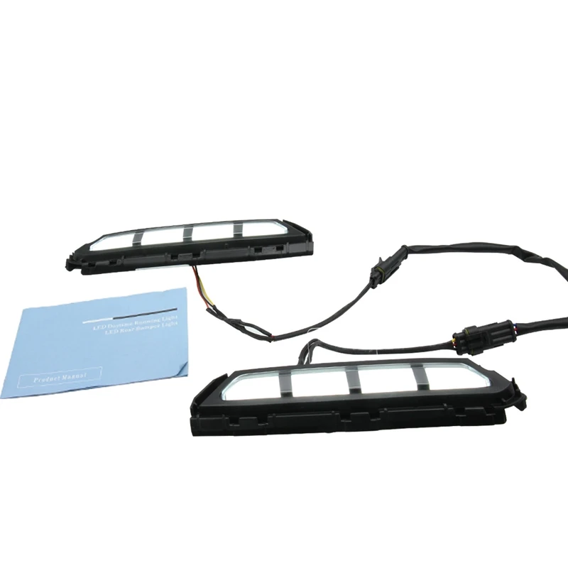 

2 шт. для Hyundai Leading, 2019, желтый светильник, модифицированный, дневные ходовые огни, светильник s, противотуманный светильник s