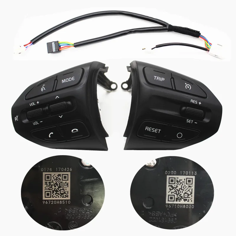 Original button Быстрая! Для Kia Rio(K2)- кнопки круиз-контроля переключатель кнопки рулевого колеса - Цвет: Original button