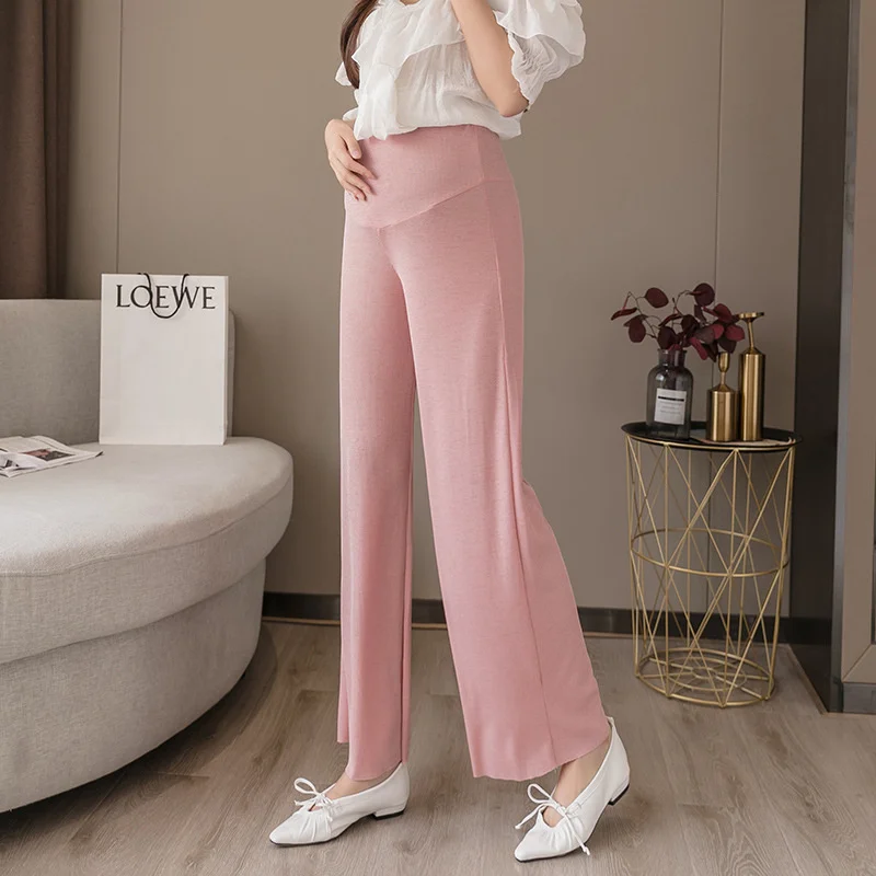 

Maternity Pregnancy Skinny Trousers New Pants Elastic Pregnant Women's Feet Stomach Lift Pants Stretch Women Pants
