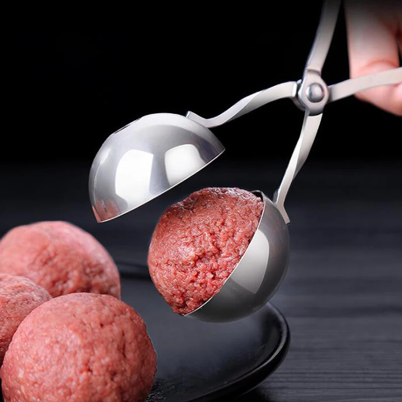 Кухня Meatball чайник из нержавеющей стали Фаршированная Фрикаделька клип DIY мясо рыбы аппарат для лепки рисовых шариков плесень