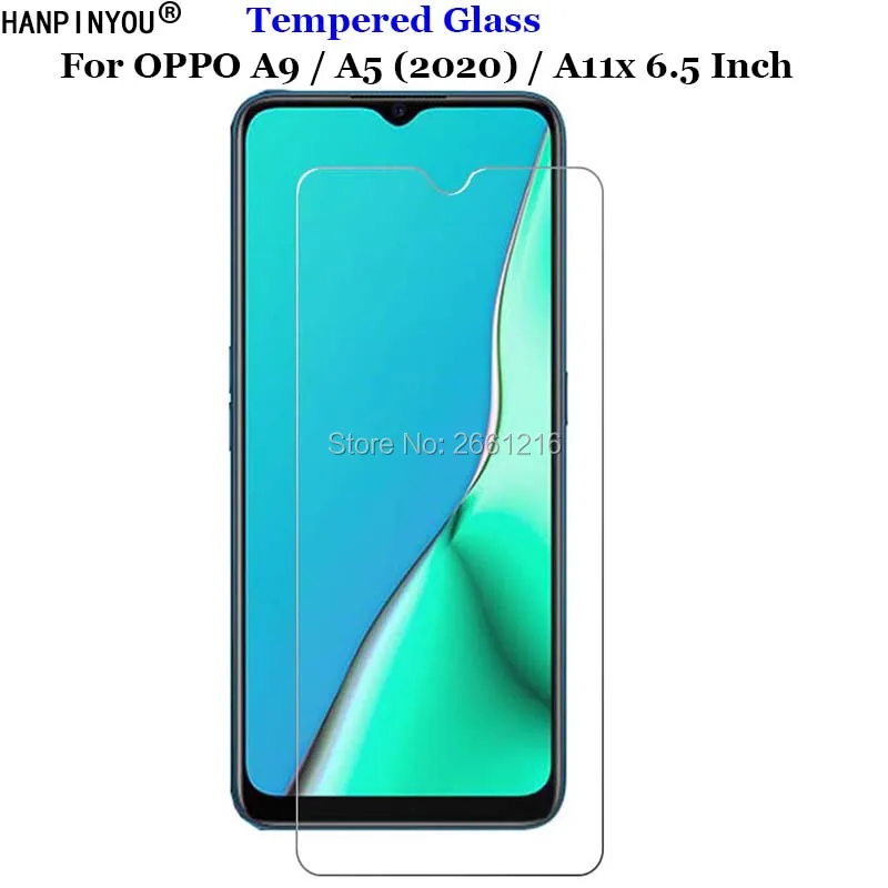 Для OPPO A9 2020 / A11 A11x закаленное стекло 9H 2.5D Премиум Защитная пленка для экрана A5 (2020) 6