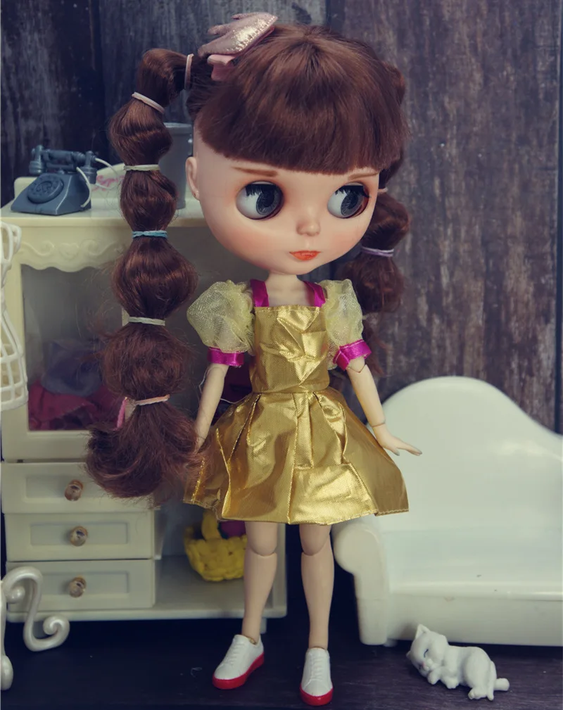 Одежда для куклы Blythy Sweetpie красочная юбка-пачка модные кукольные Платья блайз