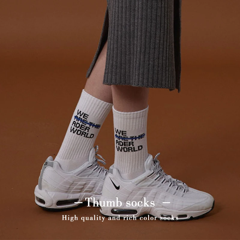 Уличная одежда в стиле хип хоп хлопковые носки корейском и японском Харадзюку