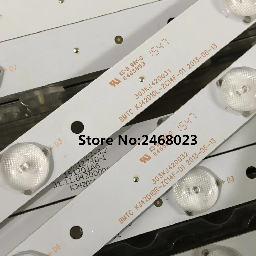 Светодиодный Подсветка полосы KJ42D10L KJ42D10R-ZC14F-01 303KJ420031 303KJ420032 для JS-42100 KM0416DCF27A RSD-42