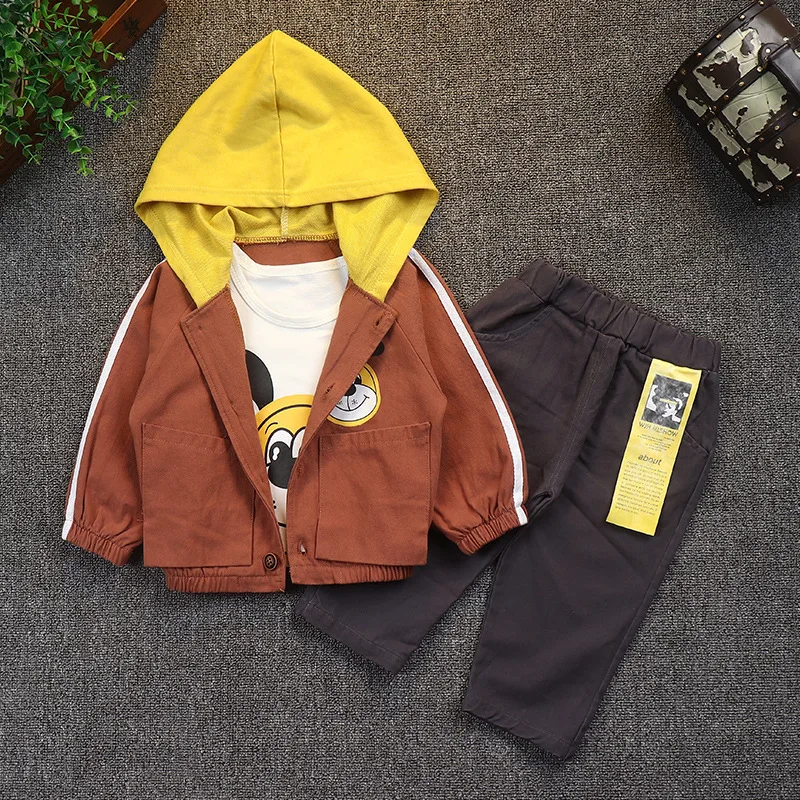 Осенняя одежда для маленьких мальчиков и девочек модный Детский кардиган в