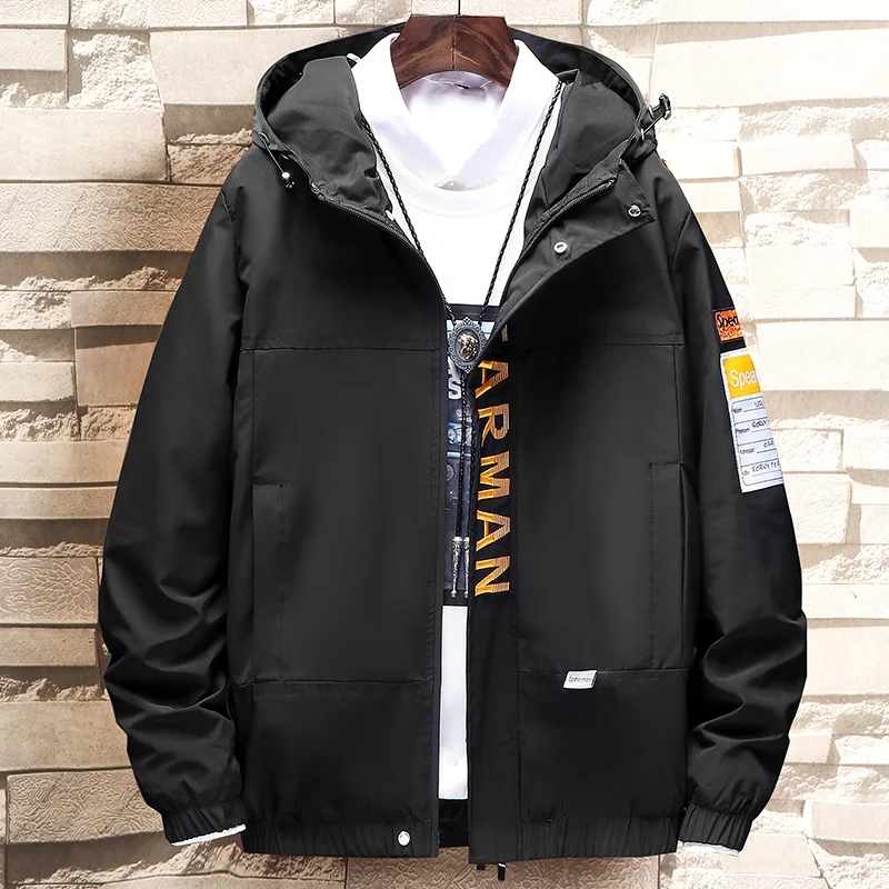 Новое поступление мужская повседневная куртка с капюшоном пальто для мужчин