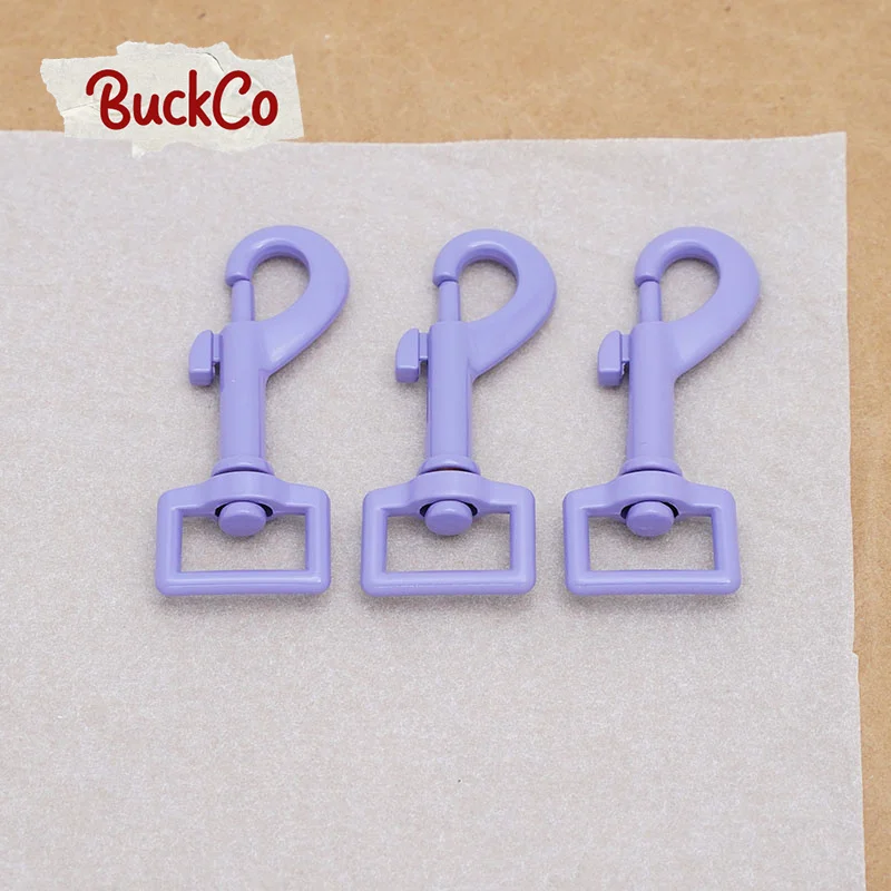 

20mm Violet colored baking paint metal dog clasp durable strong swivel snap hook zinc alloy DIY dog collar accessories HO20V