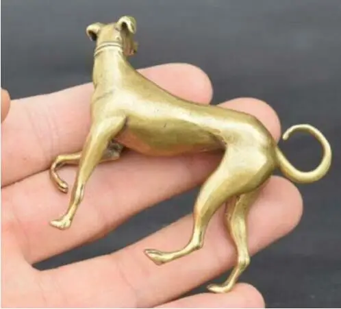 

China Pure Brass Dog Small Statue Ornaments