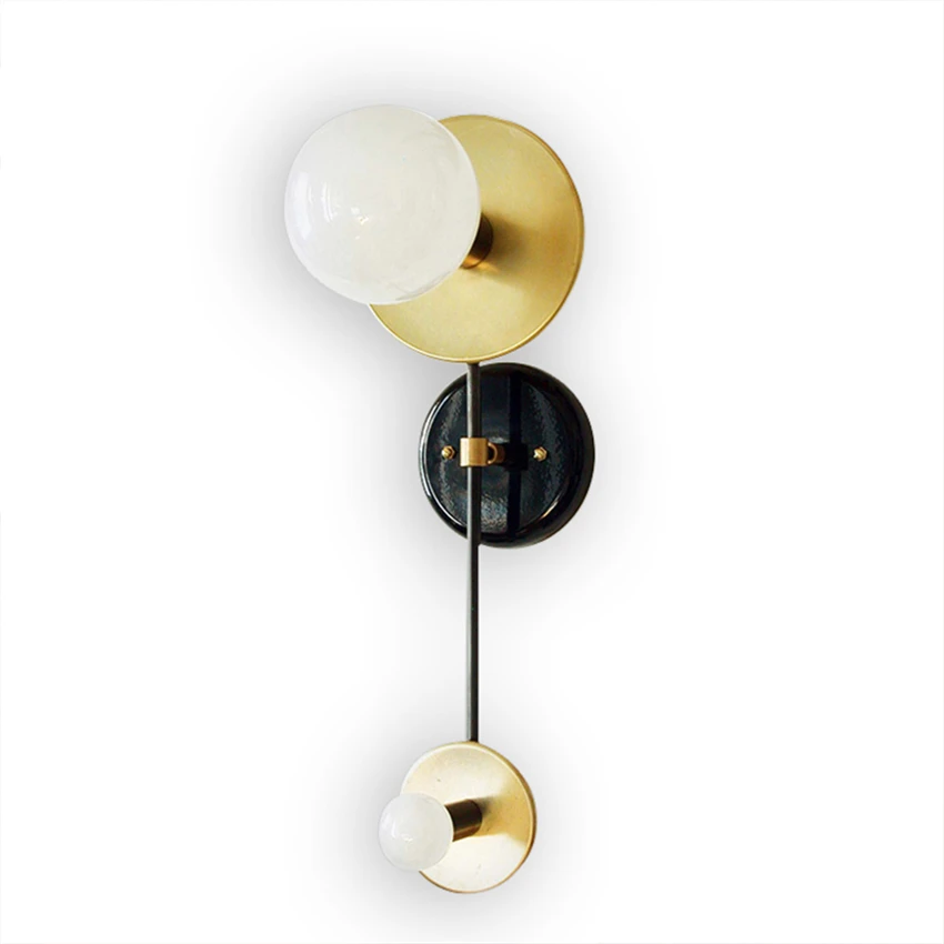 

Modern Art Deco Wall Lamp Bathroom Mirror Front Living Room Background Corridor Stairs Loft Interior Lighting Bedroom Wall Light