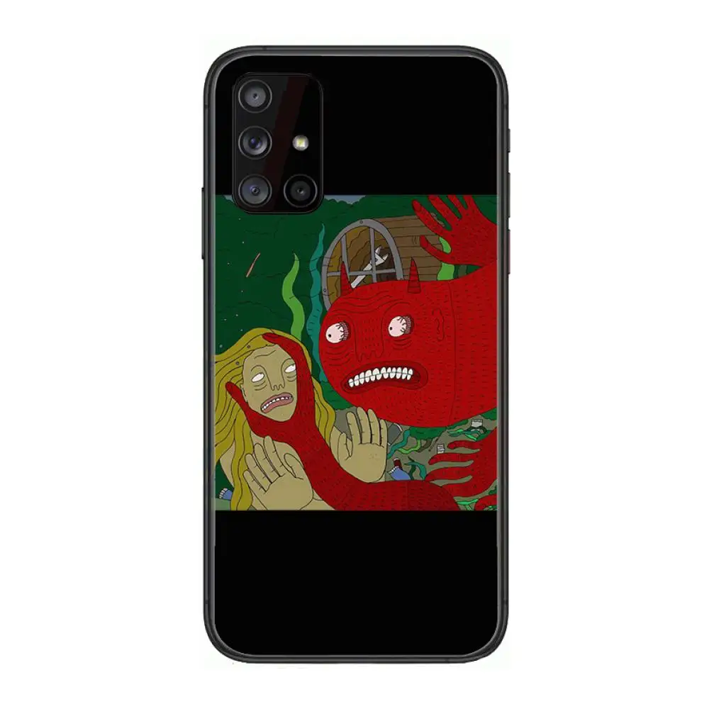 

Devil and woman style Phone Case Hull For Samsung Galaxy A 90 50 51 20 71 70 40 30 10 80 E 5G S Black Shell Art Cell Cover