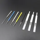 Иглы из нержавеющей стали для татуировочной машины, для перманентного макияжа бровей, губ, 50 шт.