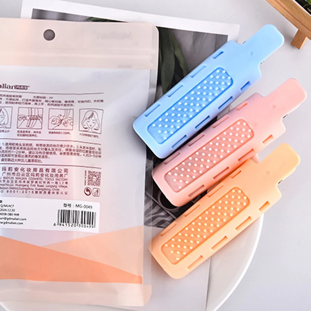 3 шт. для женщин и девочек DIY Стайлинг челка мощный передний бигуди держатель ролика профессиональная стильная клипса для волос