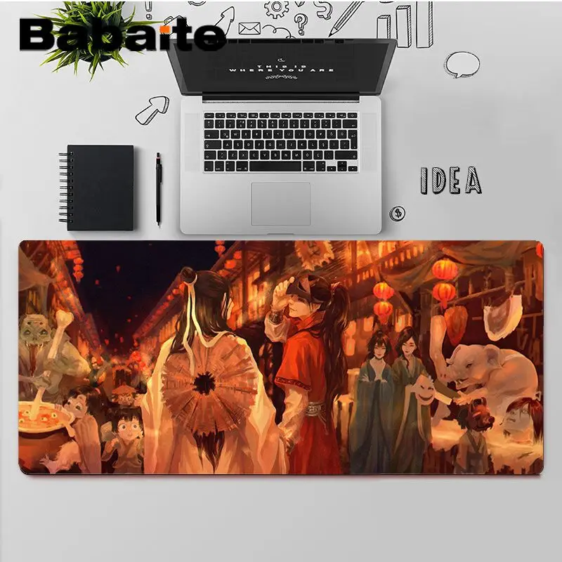 

Babaite High Quality Tian guan ci fu Natural Rubber Gaming mousepad Desk Mat Free Shipping Large Mouse Pad Keyboards Mat