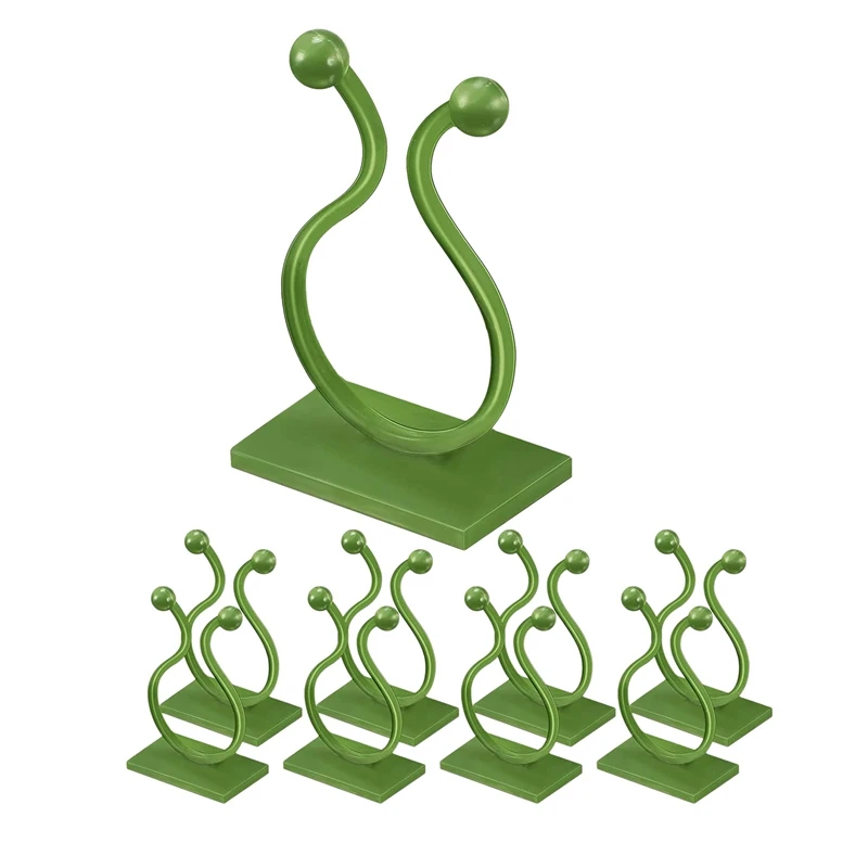 

200 шт., самоклеящиеся крючки для фиксации растений