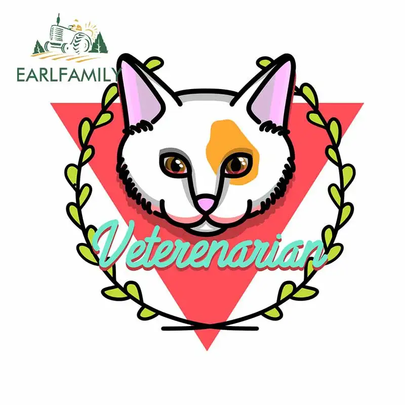 EARLFAMILY 13 см x 12 4 для ветеринара Стикеры стайлинга автомобиля наклейка на ветровое