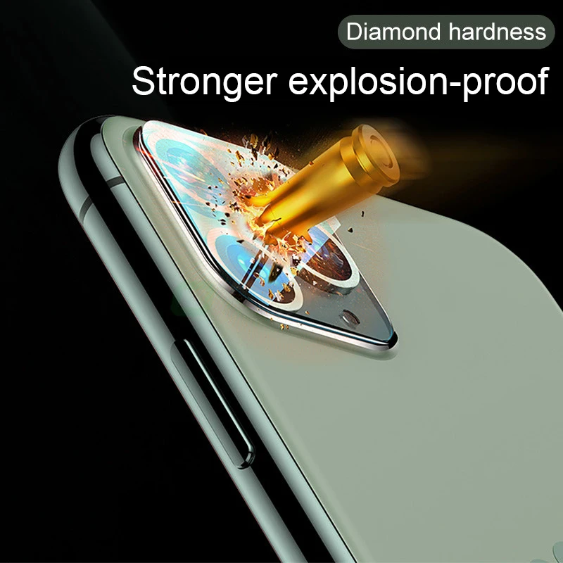

KAIQISJ HD Transparent Glass For iphone 12 Camera Len Film iphone11 Pro Max Lens Tempered glass Film 12mini Camera Protector