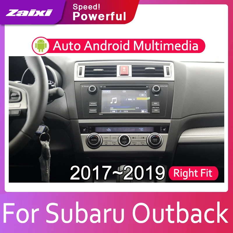 Автомобильная система Android ZaiXi 1080P IPS ЖК экран для Subaru Outback 2017 ~ 2019 автомагнитола с GPS
