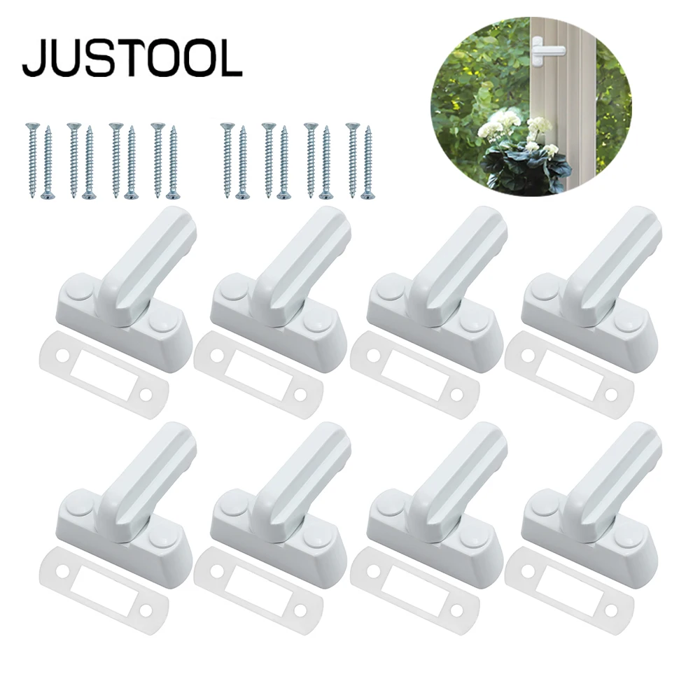 

JUSTOOL 8 шт., дверные замки из НПВХ для безопасности детей дома