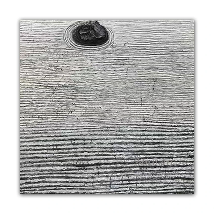

No Framed Hand Painted Heavy 3d Textured Abstract Black And White Oil Painting On Canvas Hand-Painted Art Wall Artwork Home Dec