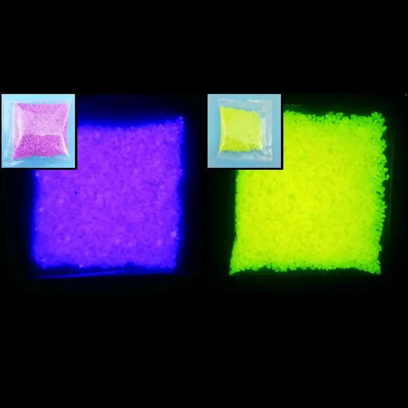 

P15F 10 Bottles Fluorescent Bright Glow In Dark Sand Powder Pigment Resin Jewelry DIY