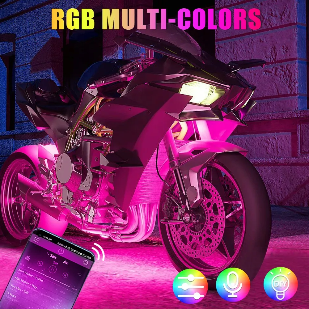 

1 Set Atmosphere Lights APP Control Accessories Colorful Mood Lighting Atmosphere Lights Car Accessories