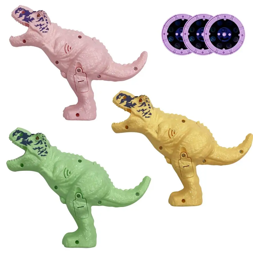 

Slide Projector Torch Dinosaur Projection Flashlight Animal Torches Flashlight Educational Learning Bedtime for Child Kids Infan