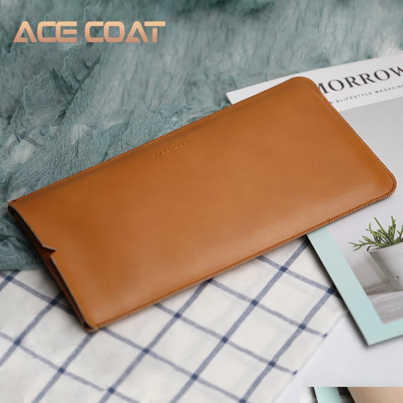Чехол для ноутбука ACECOAT из микрофибры и искусственной кожи ультратонкий супер