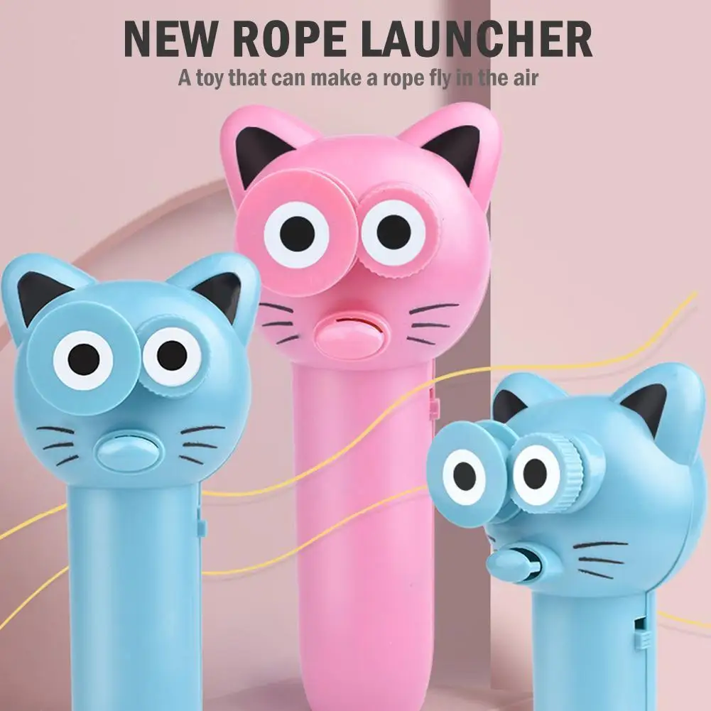 

Outdoor Children's Rope Launcher Floating Rope Christmas Novelty Toys Electric Propeller Toys Gift Boy Toddler Outdoor C3a4