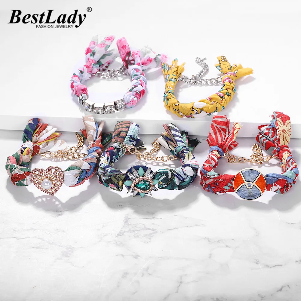 Женский плетеный браслет ручной работы Best lady этнический с кисточками стильные