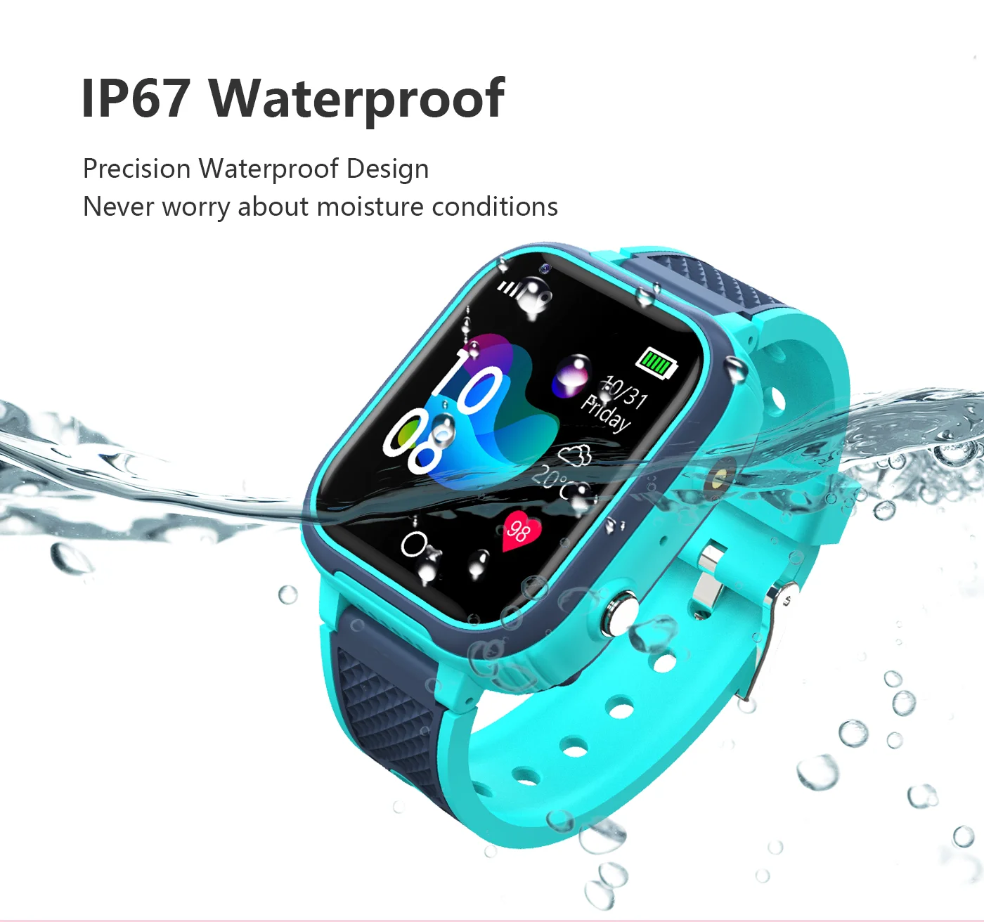 

LT21 Kids Smart Watch With Sim Card 4G High Quality Children Smartwatch GPS Location Tracker 4G SIM WIFI Video Call Watch Girl