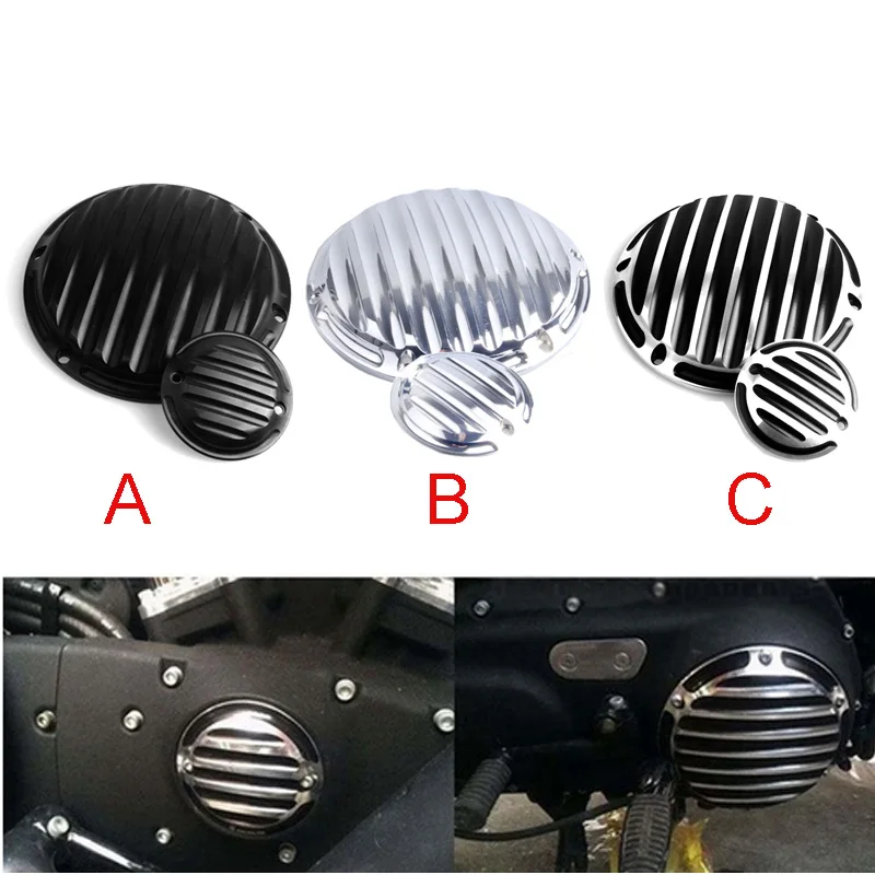 Алюминиевый Чехол для мотоцикла Дерби таймера Крышка проверки Harley Sportster 883 1200 XL 72