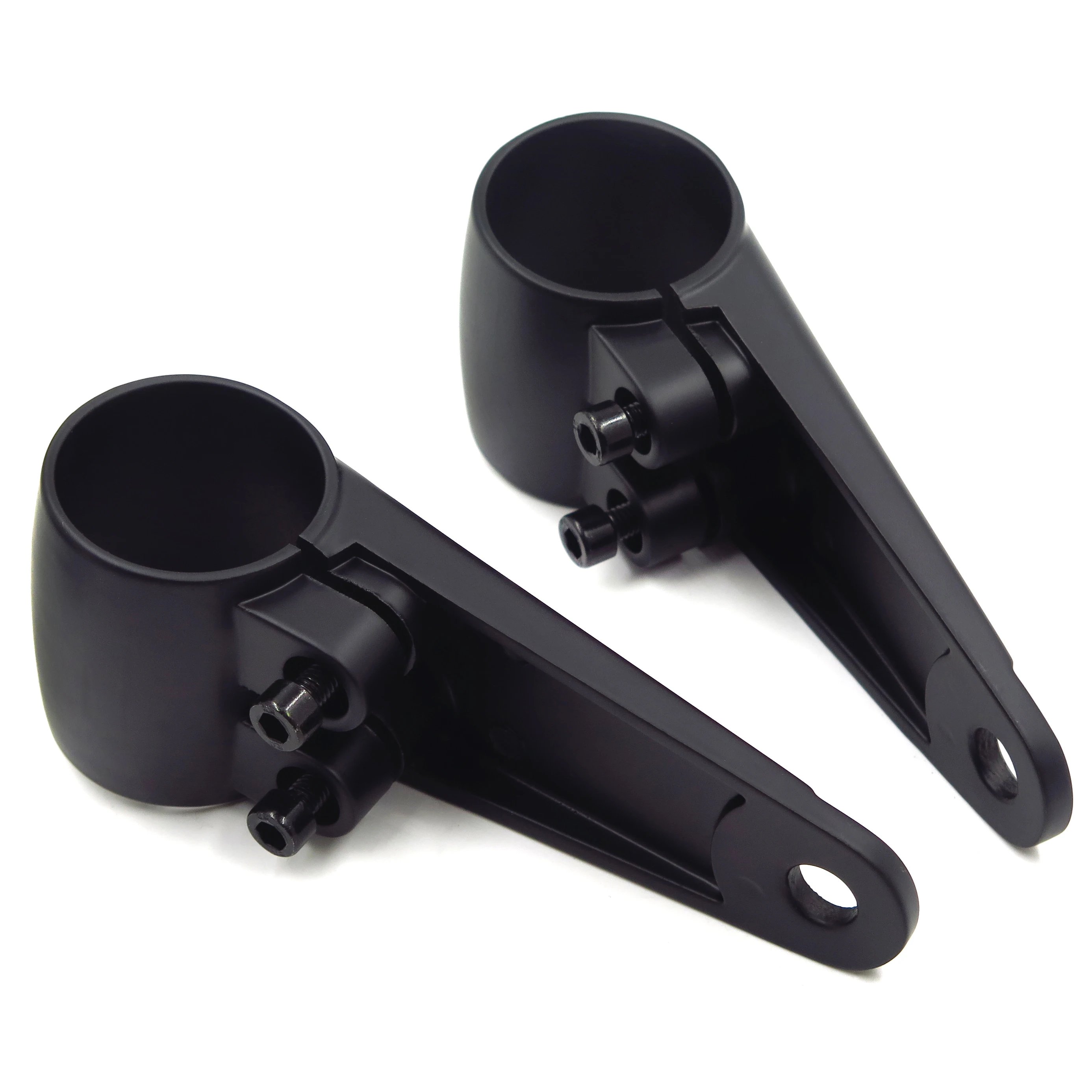 Aftermarket БЕСПЛАТНАЯ ДОСТАВКА мотоциклетные запчасти черные алюминиевые фары вилка