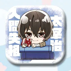 1 шт. 58 мм аниме булавки бродячие собаки железные милые заколки ASquare значки брошь |