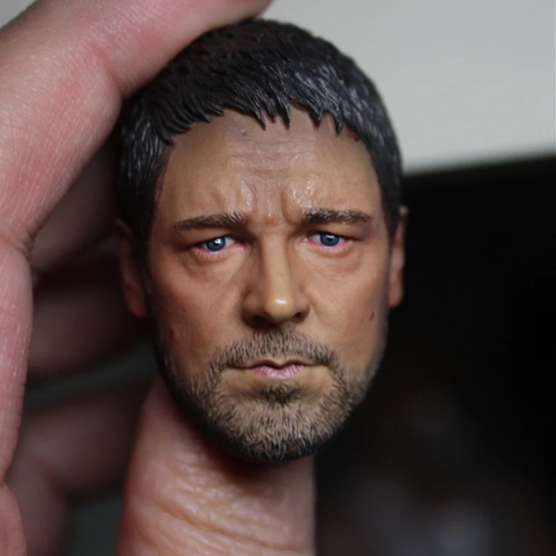 1/6 весы Гладиатор Рассел Кроу голова лепить для 12 &quotфигурку часть тела игрушки