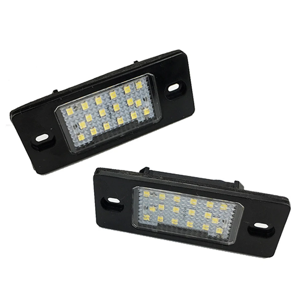 1 пара автомобиля 12V светодиодный Подсветка регистрационного номера авто лампы