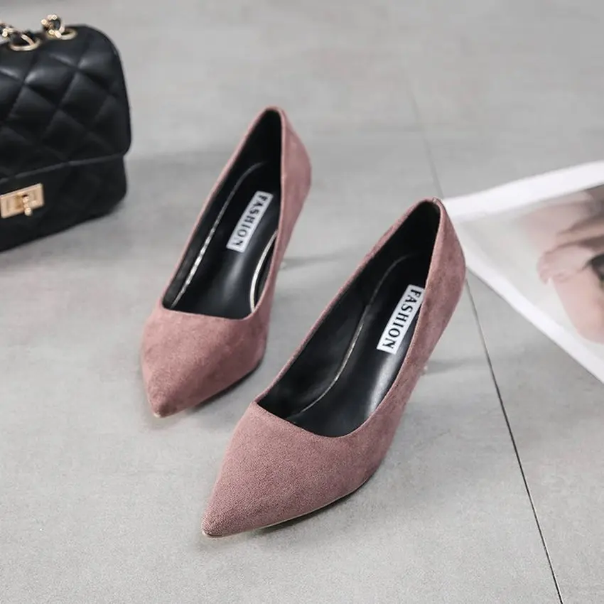 

Women Sandals Office 2020 Spring And Autumn High Heel Shoes For Women Hipster Pointed Shallow Mouth Thin Heel Casual Jelly Shoes