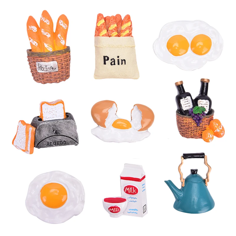 

1pc Bionic Food Fridge Magnet 3d Creative Food Cute fridge magnet Home decor Fridge stickers Mini fridge refrigerator sticker