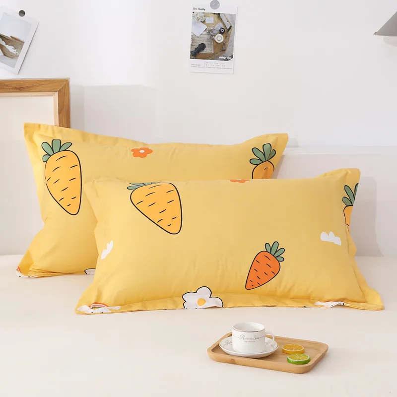 Наволочка для подушки с принтом в виде сердца 48x74 см | Дом и сад