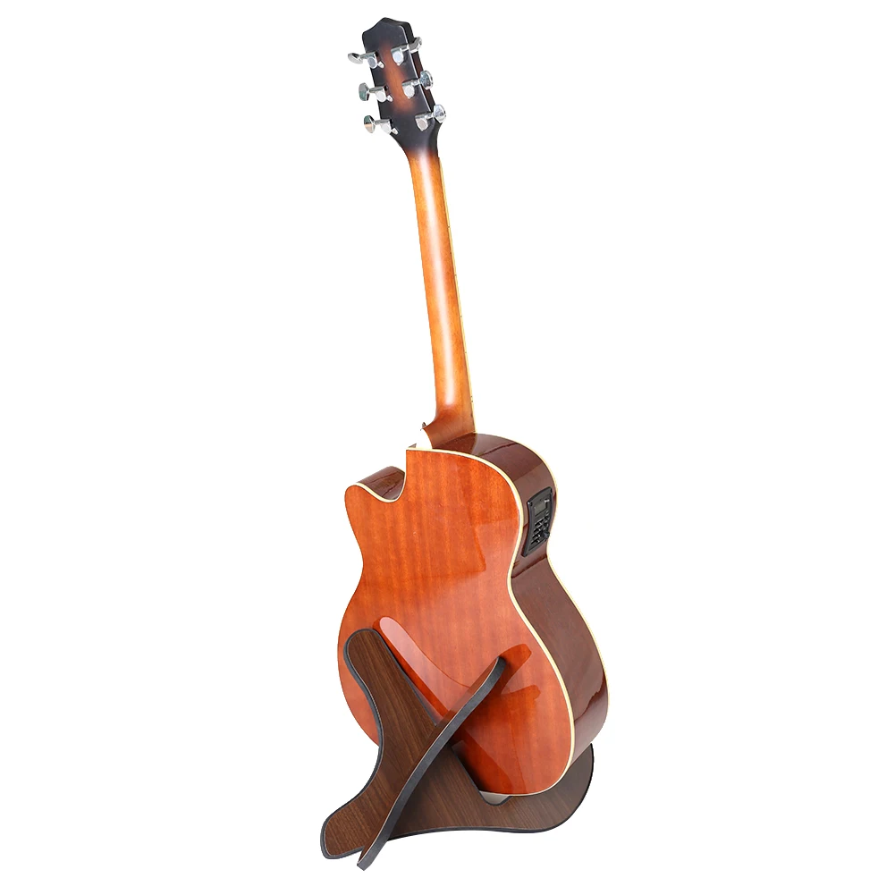 

Portable Wooden Holder Stand Foldable Display Stand Rack for Folk Classical Acoustic Guitar Accessories