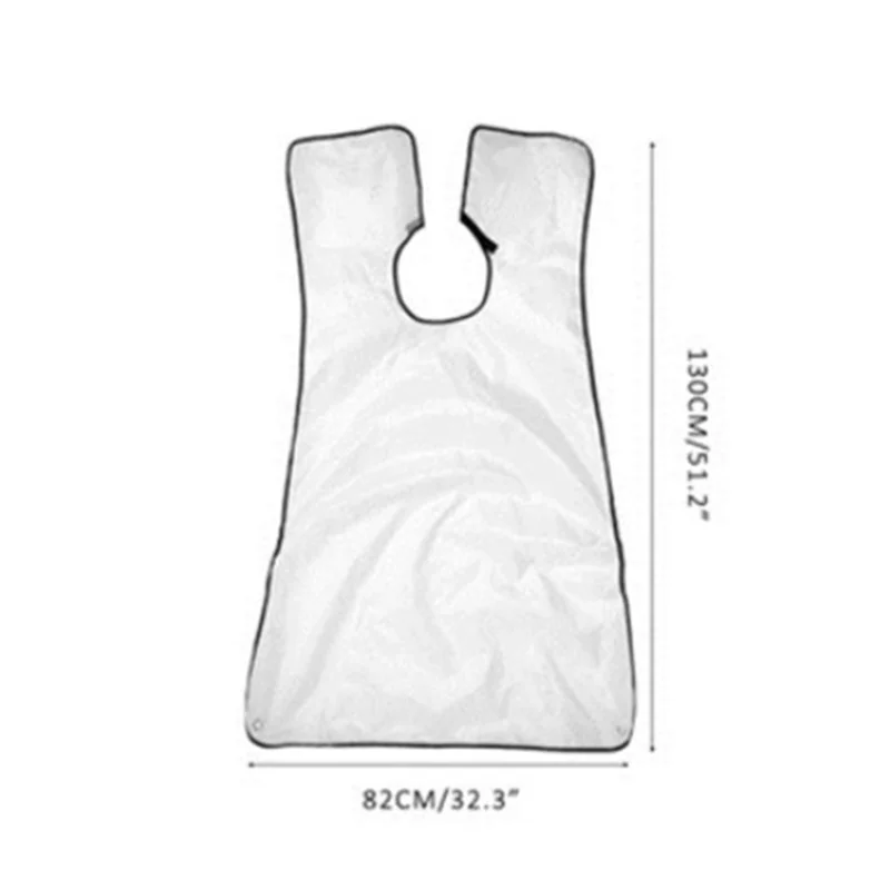 

Beard Apron Two Suction Cups Clean Gather Cloth Bib Facial Hair Dye Trimmings Shaving Catcher Beard Waterproof Cape Household