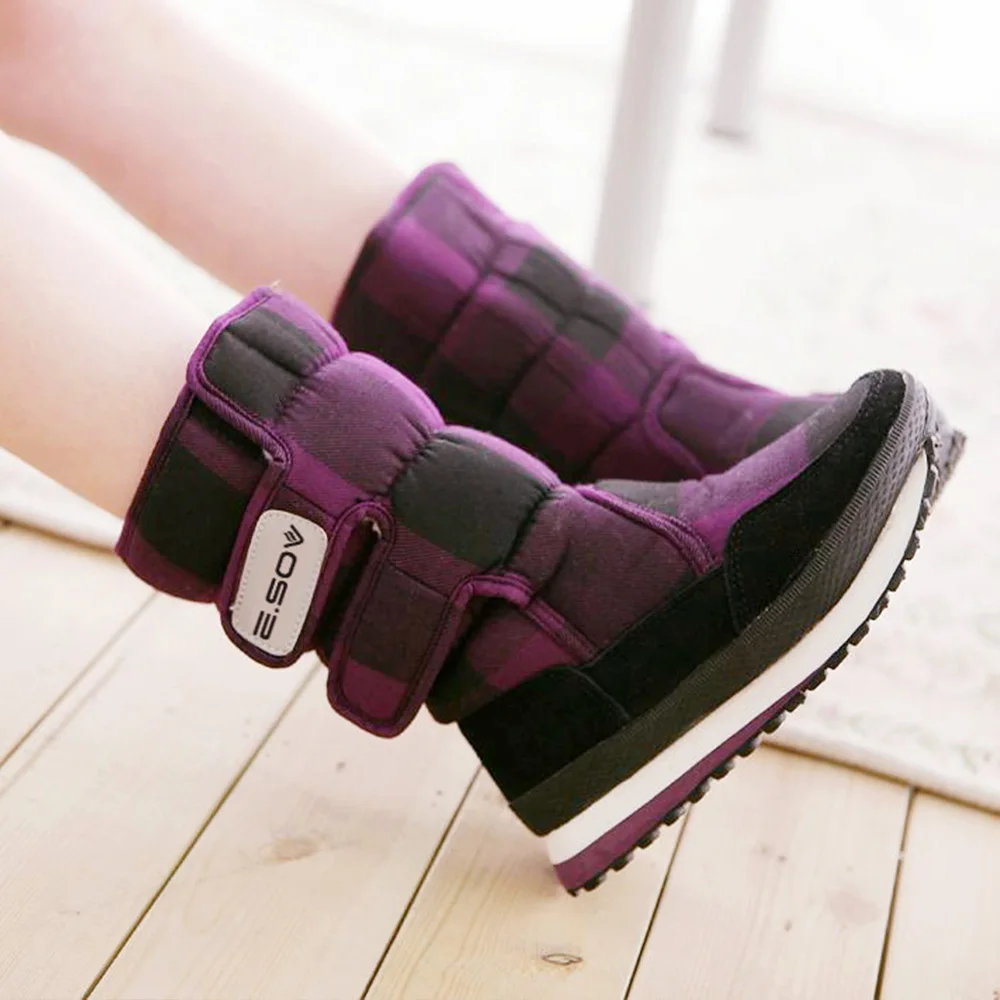 Fashionable middle boots Scottish style snow boots snow shoes middle boots cotton boots short boots women