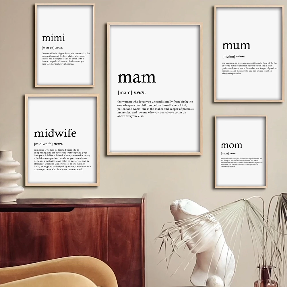 

Подарочный постер для мамы, для гостиной, домашний декор