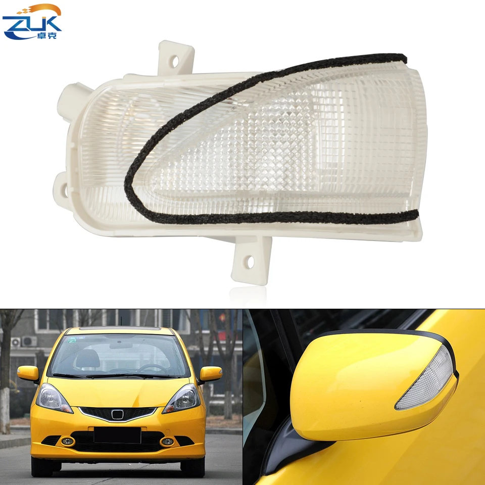 ZUK указатель поворота бокового зеркала лампа для HONDA FIT JAZZ 2009-2014 INSIGHT 13-14 зеркало